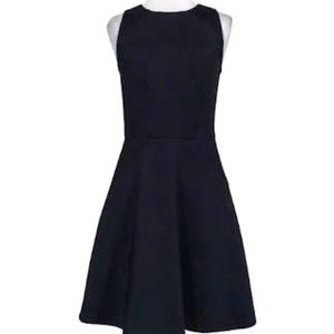 TED BAKER Sz 2 (US Sz 6) Blk Fit & Flare Dress